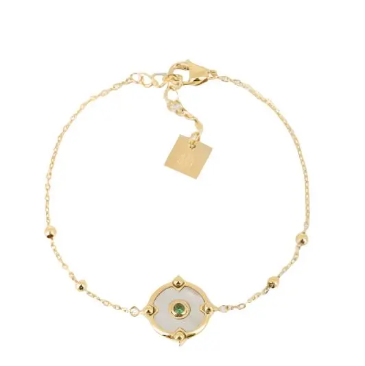 Round Medal Chain Bracelet