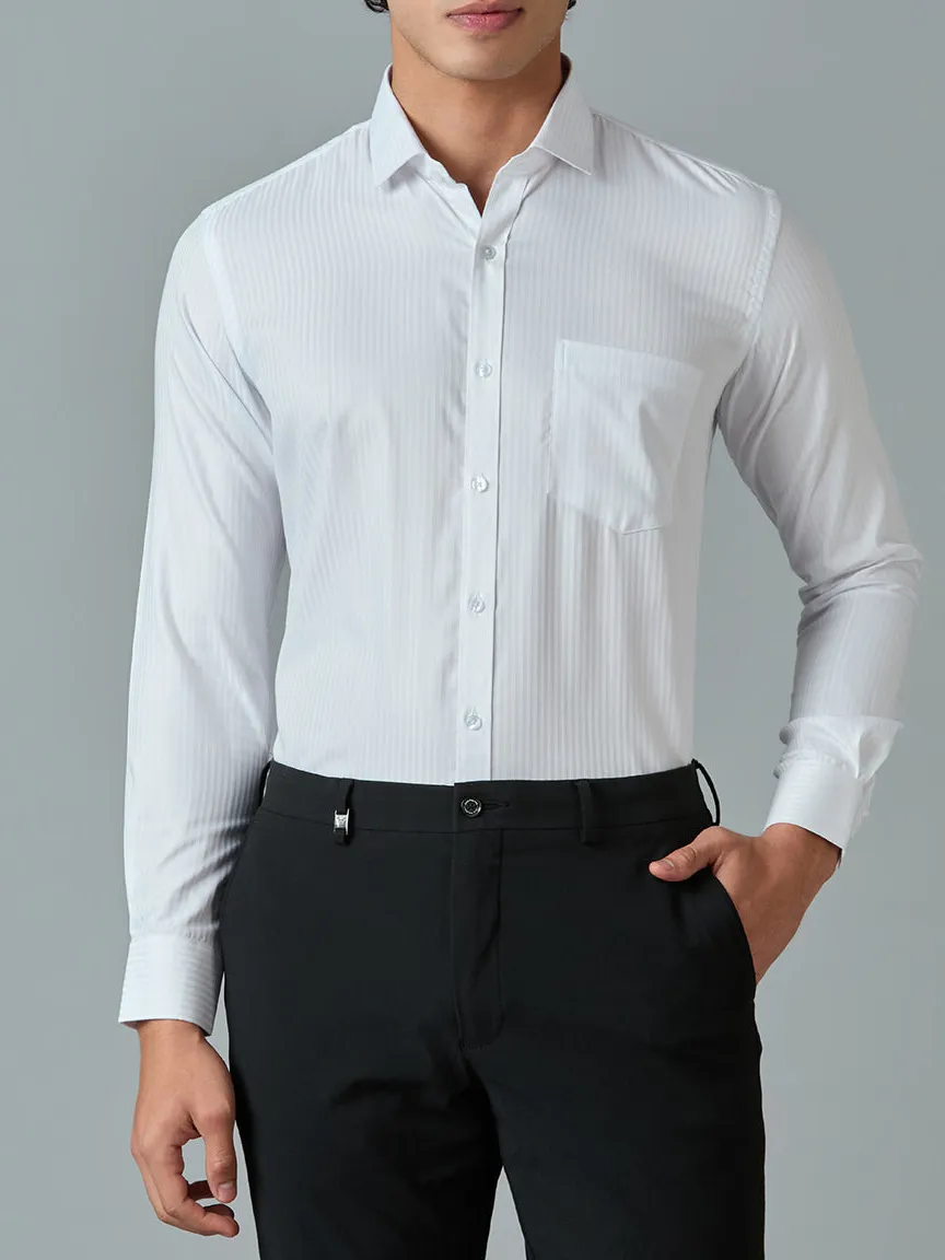 Versatile Striped Slim Fit Tailored Men's Formal Shirt
