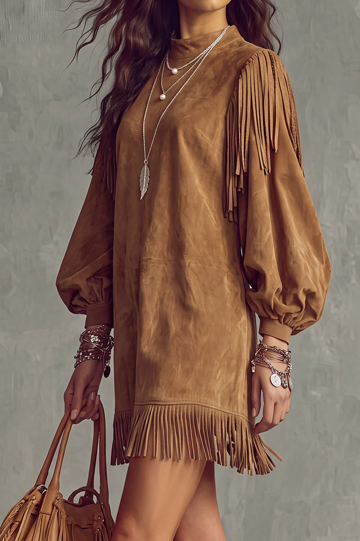 Classic Fringe Mini Dress