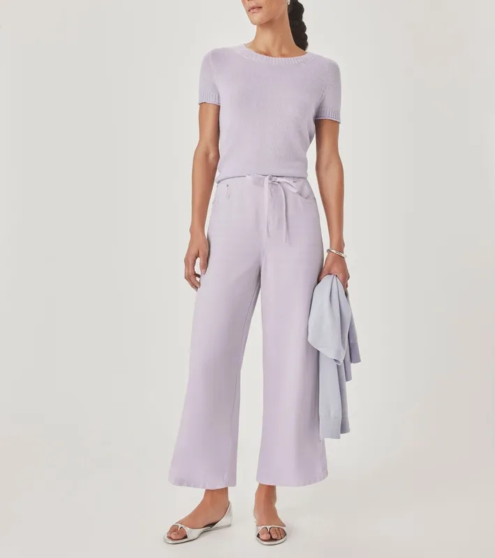 Lounge Denim Crop Pants