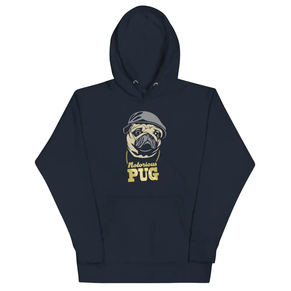Notorious Pug Unisex Comfort Hoodie