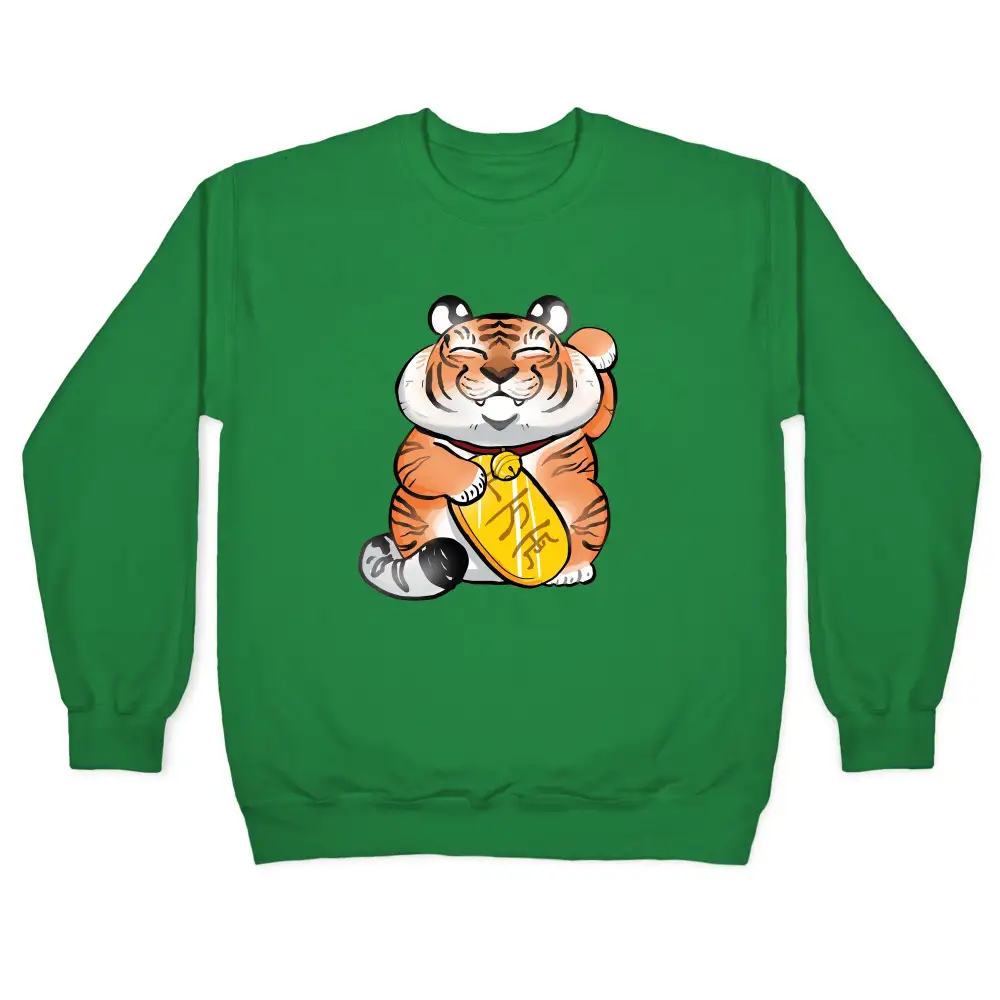 Textured Moon Crewneck Sweatshirt
