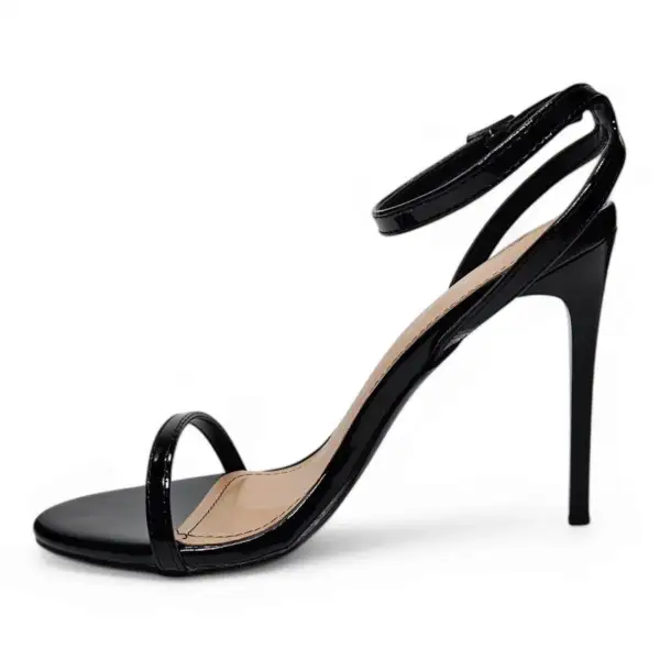 Showy One Band Ankle Strap Skinny Heels