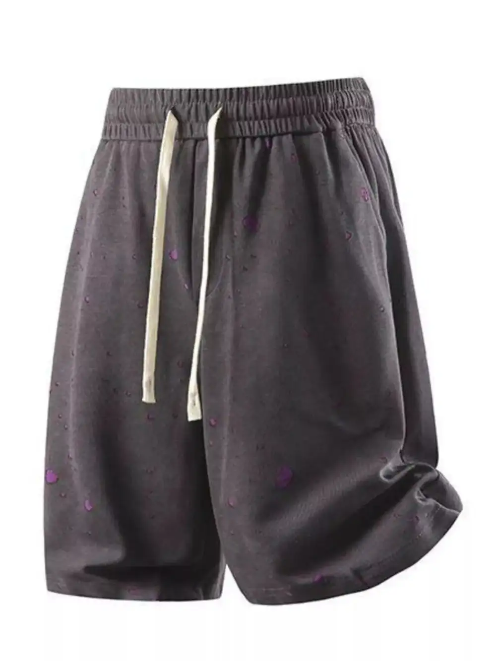 Men’s Plus Size Drawstring Elastic Shorts