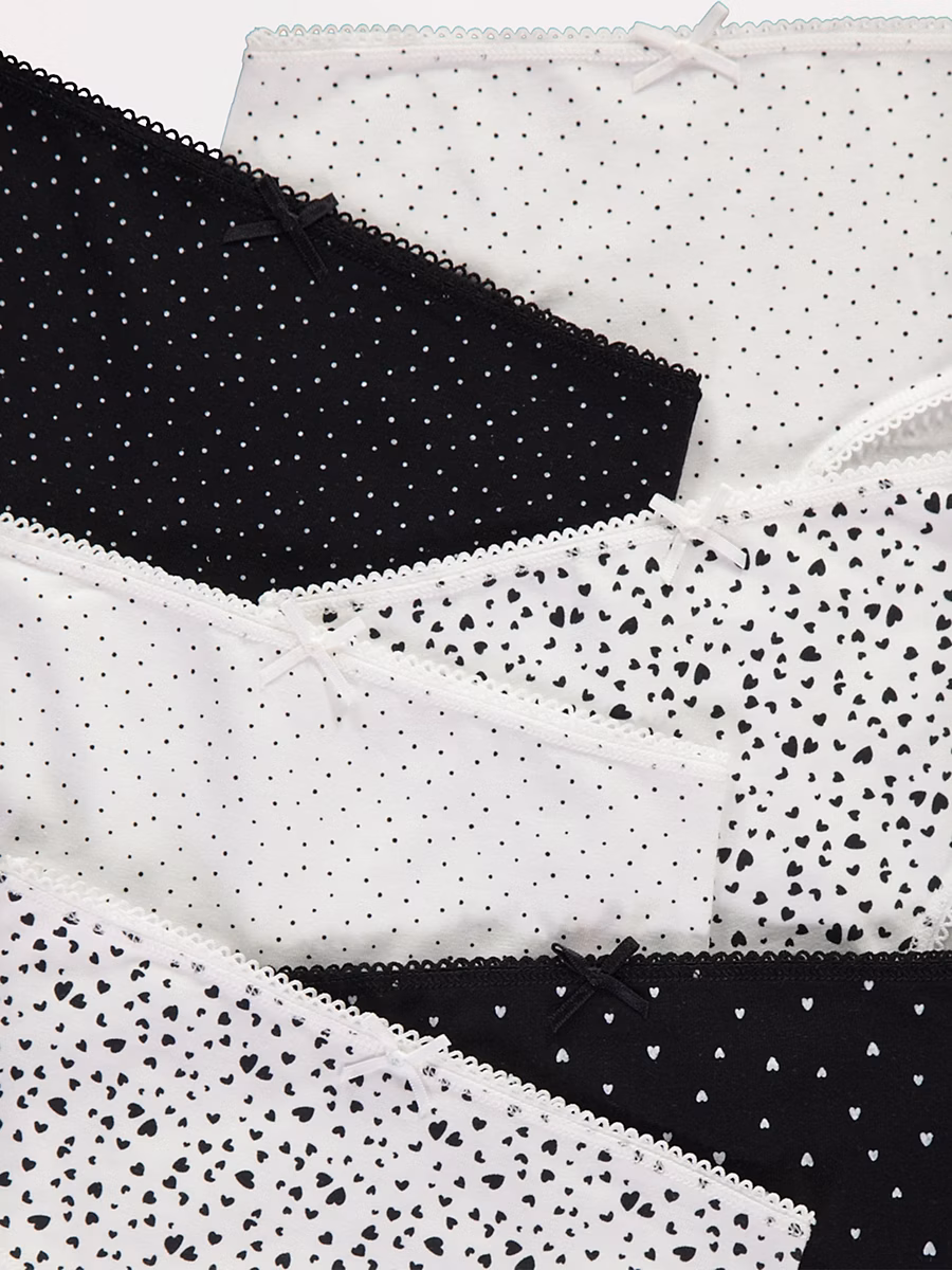 Black and White Briefs 10 Pack detail 1