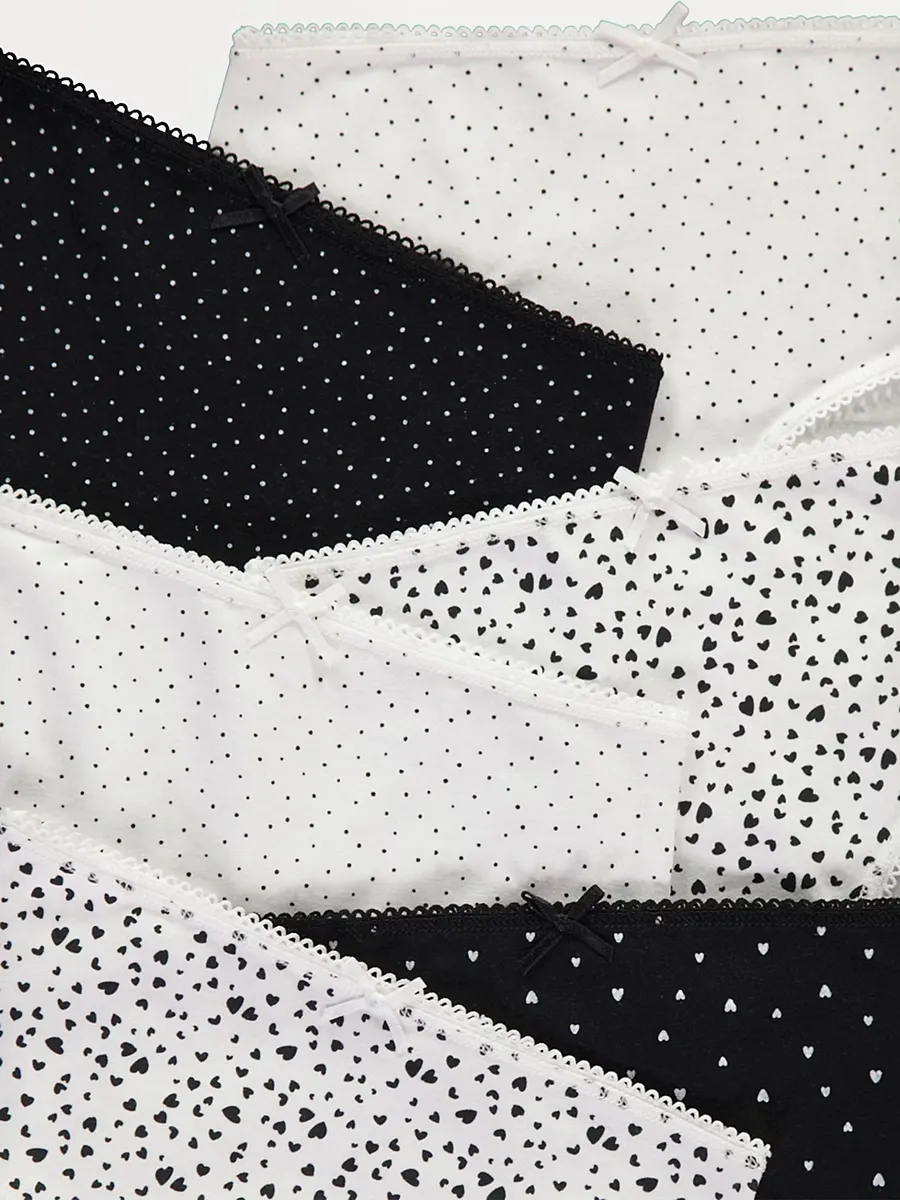 Black and White Briefs 10 Pack
