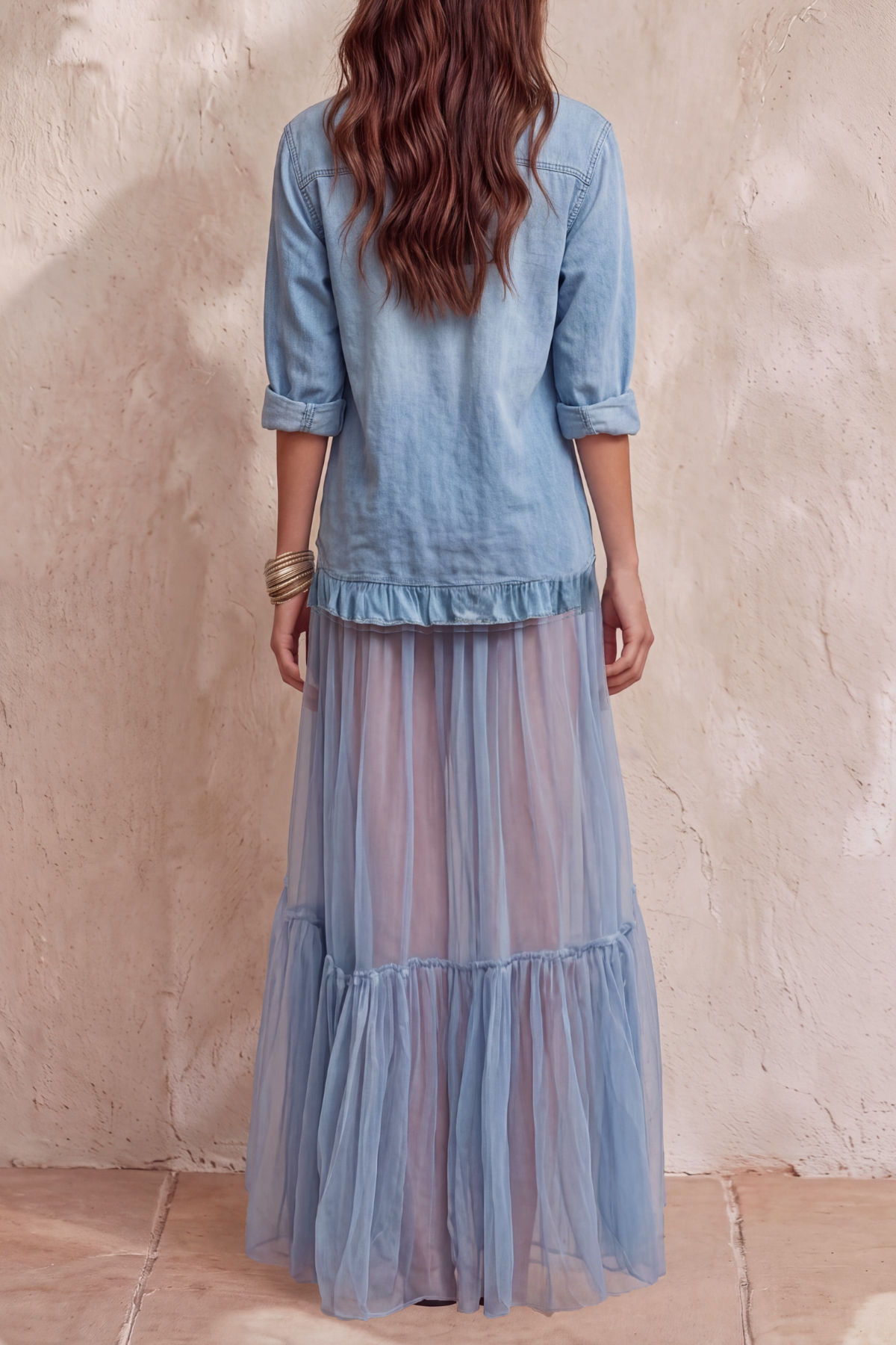 Button Front Maxi Dress
