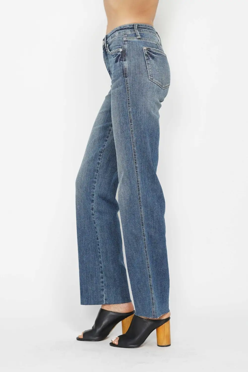 Pull On Pocket Denim Jeans