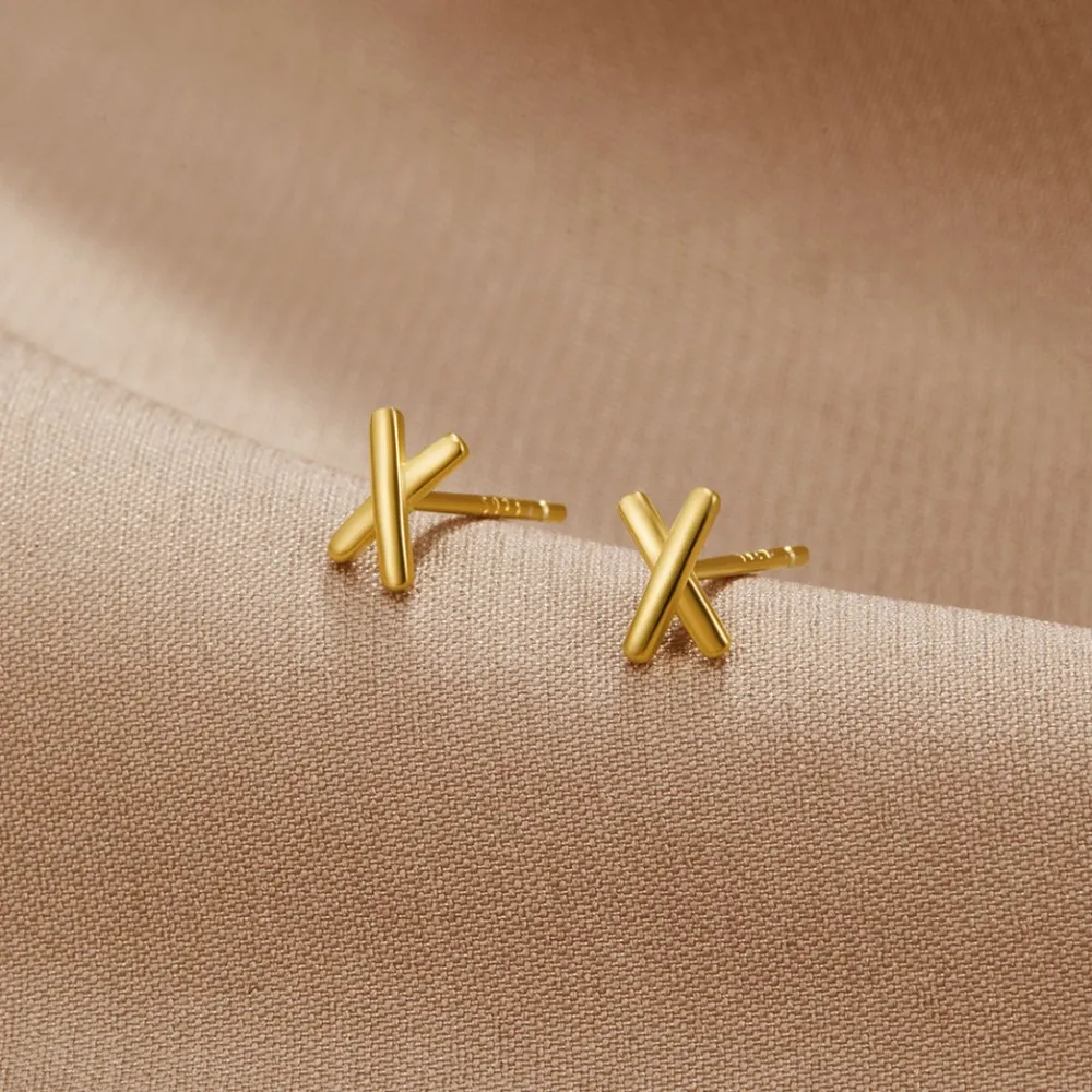 Stud Twisted Earrings