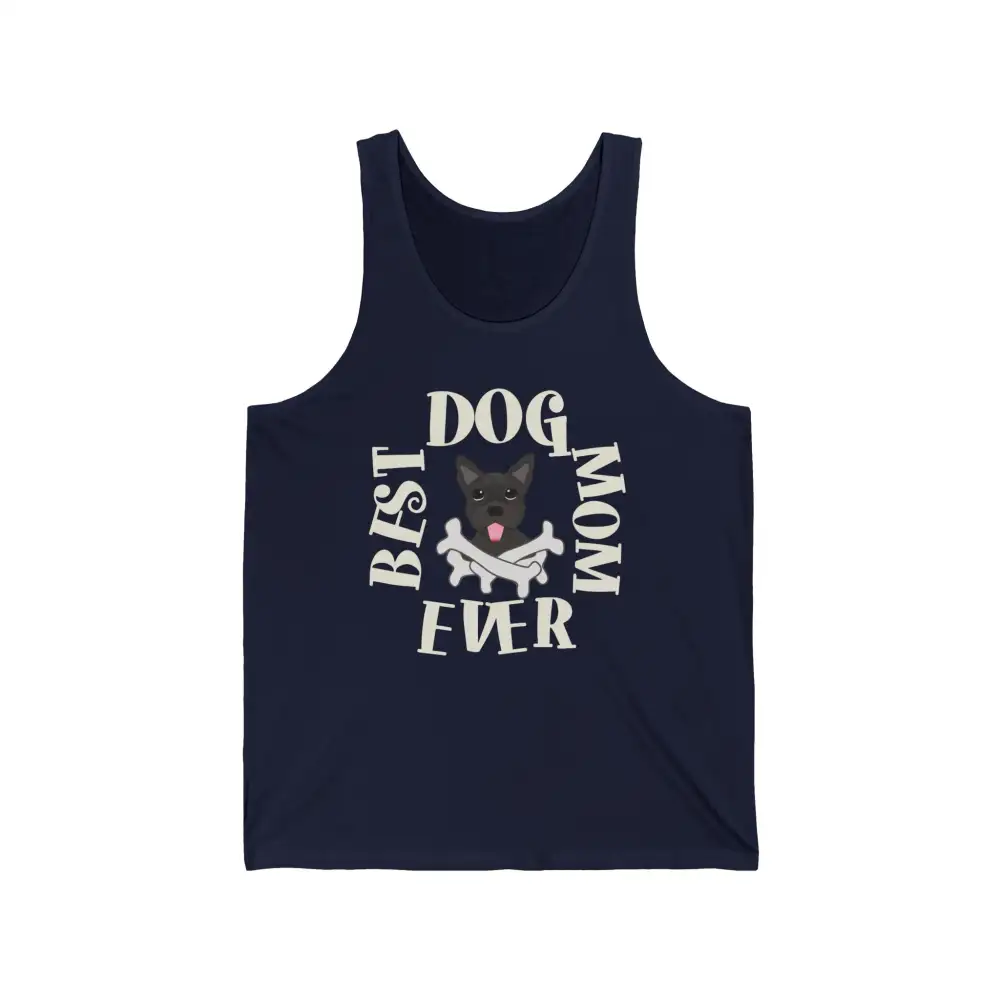 Dog Mom Puppy Graphic Tank Top