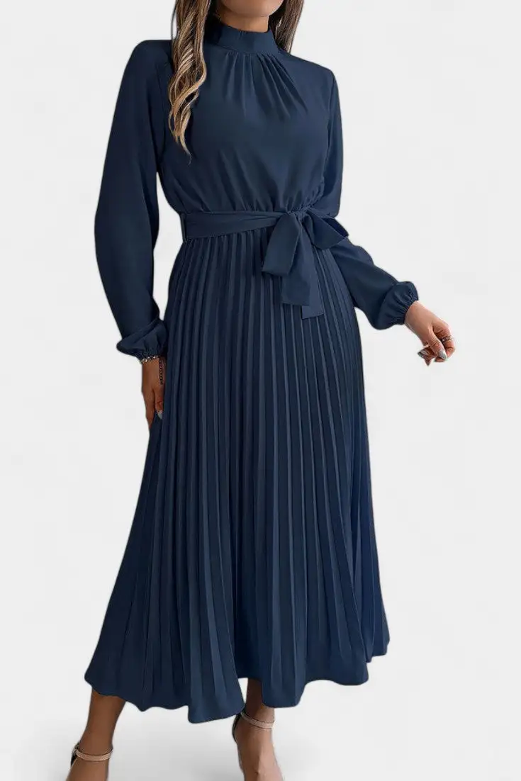 Pleated Casual Dress