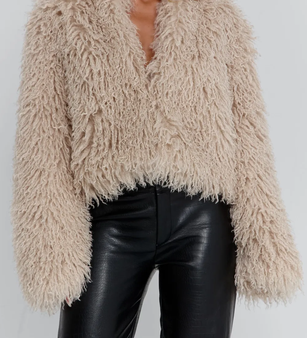 Beige Structured  Blazer