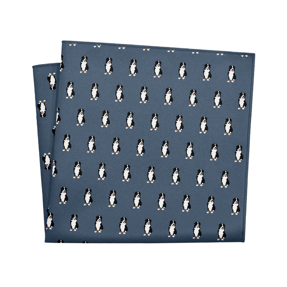Smart Elegant Animal Motif Dog Motif Pocket Square