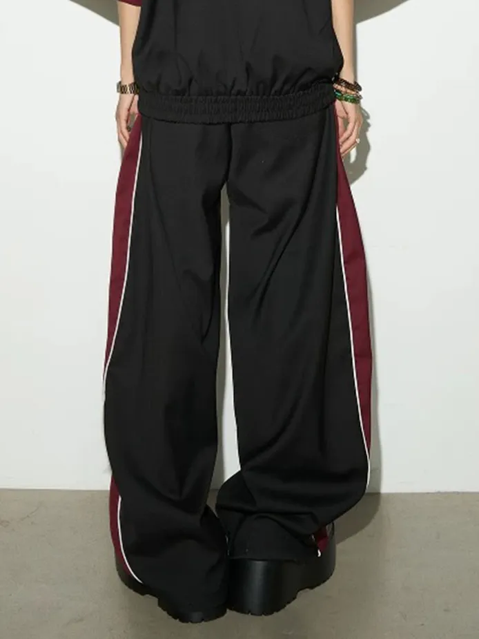 Baggy Striped Sweatpants