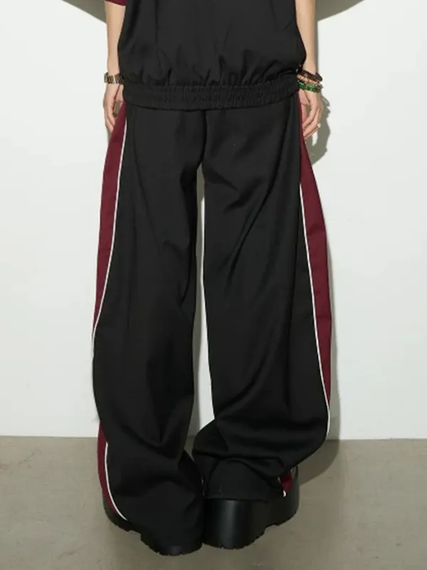 Baggy Striped Sweatpants