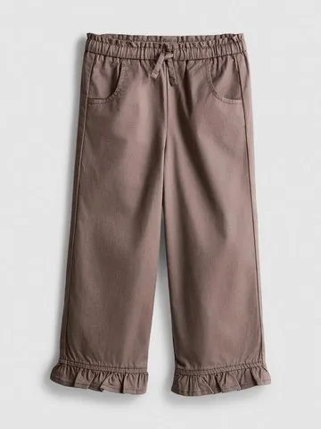 1-9yrs | Ruffle Hem Wide Leg Trousers