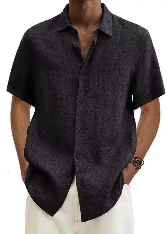 Easy Fit Short Sleeve Button Front Shirt