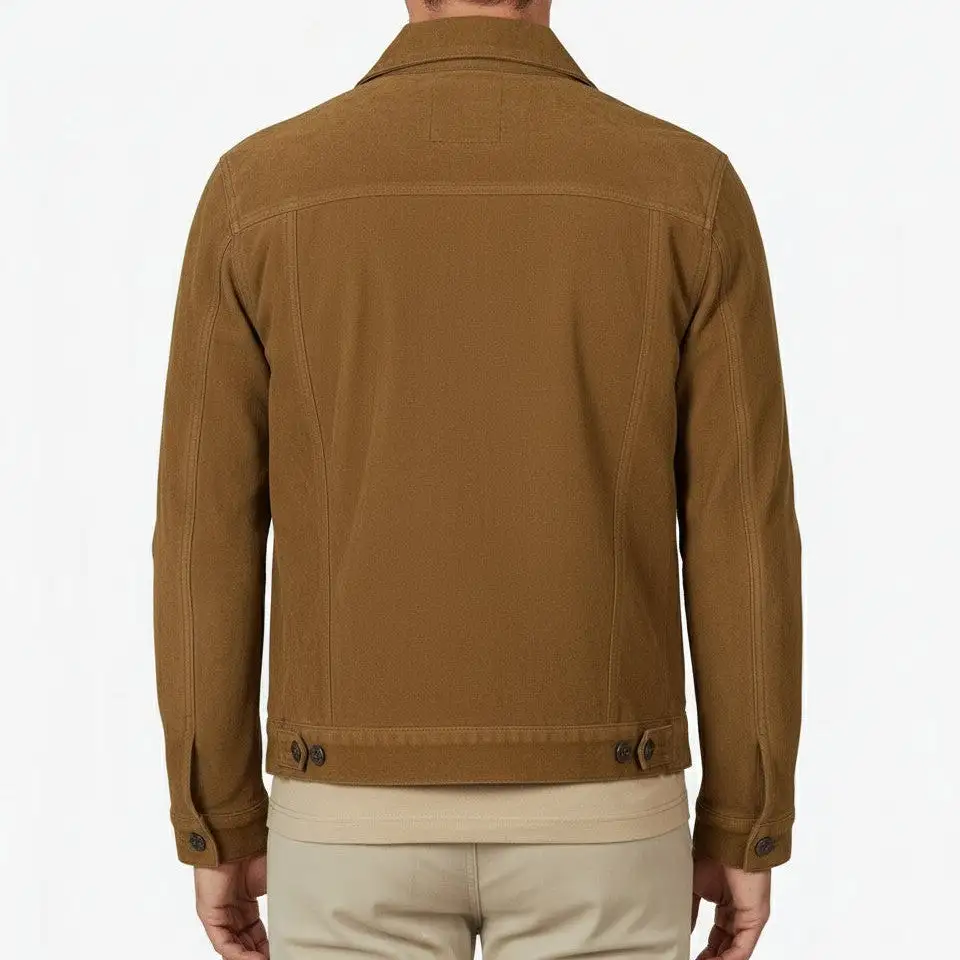 Statement Suede Trucker Jacket