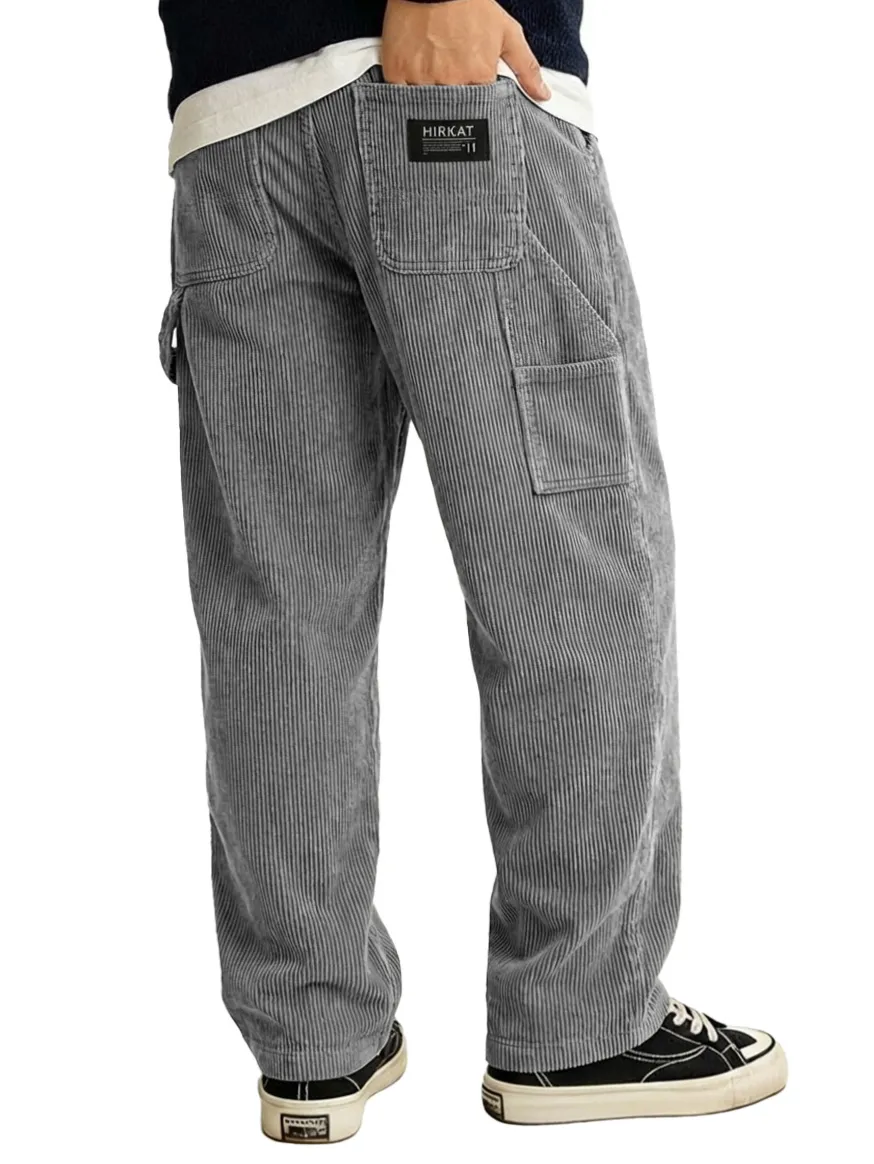 Structured Utility Pocket Relaxed Pants
