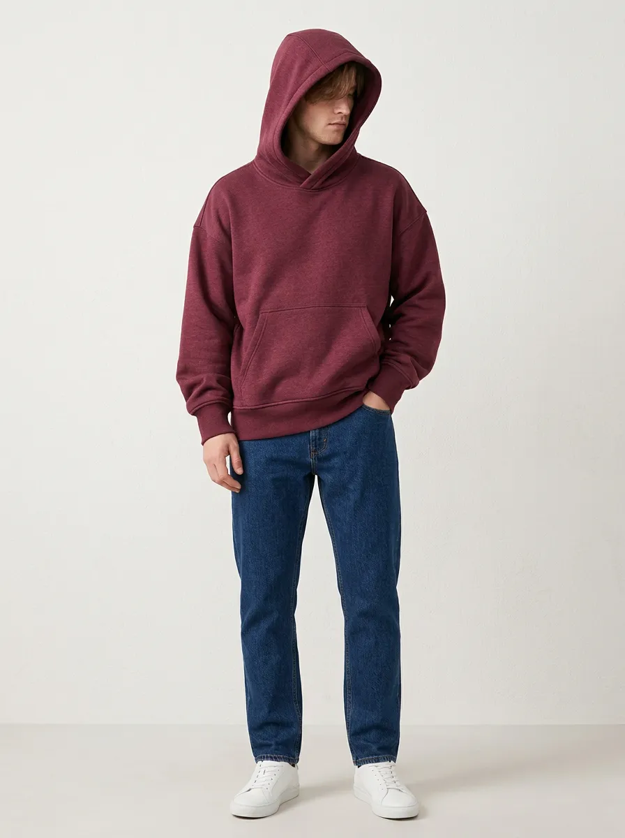 Men's Relaxed Fit Oversized Hoodie