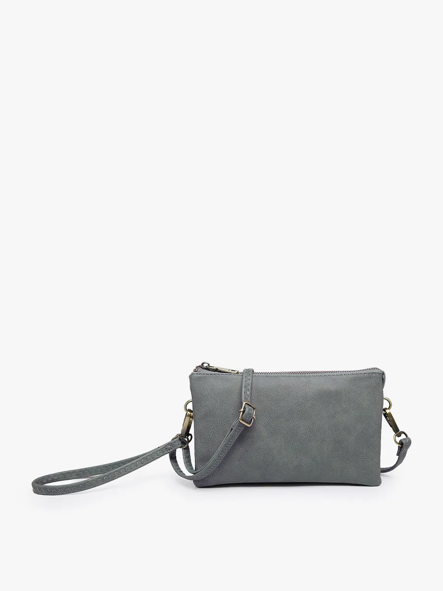Multi Compartment Crossbody Wristlet
