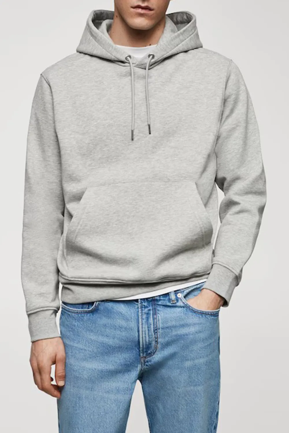 Kangaroo Hooded Cotton Sweatshirt