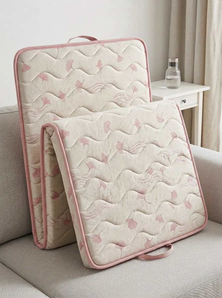 Ginkgo Leaf Nature Pattern Pattern Cooling Mat