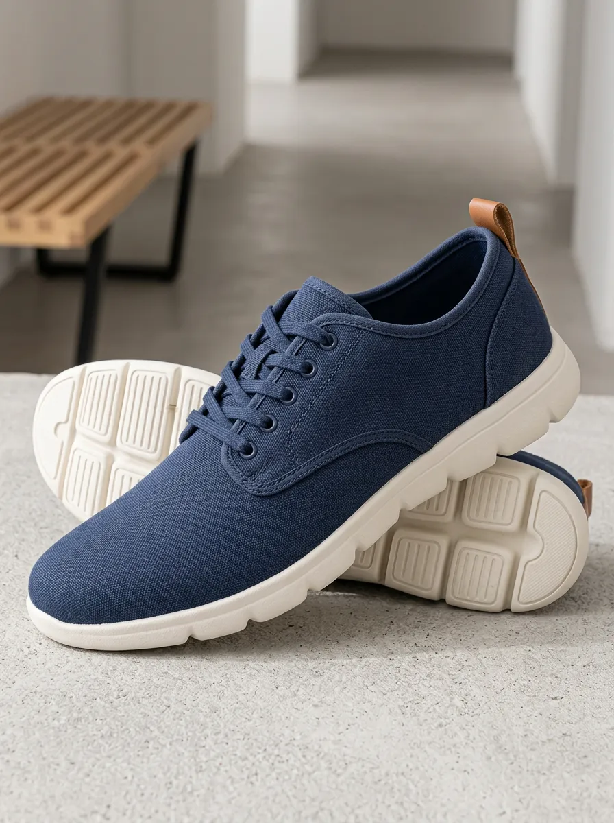Men's Board Ready Refined Casual Patterned Soft Sole Canvas Shoes