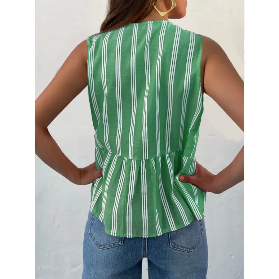 Tied Round Neck Tank