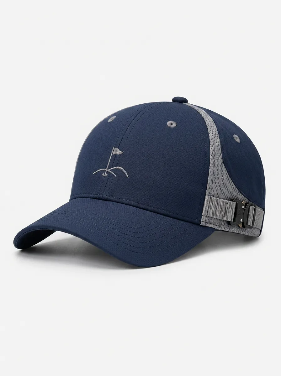 Unisex Mesh Cap with Horse Jump Print