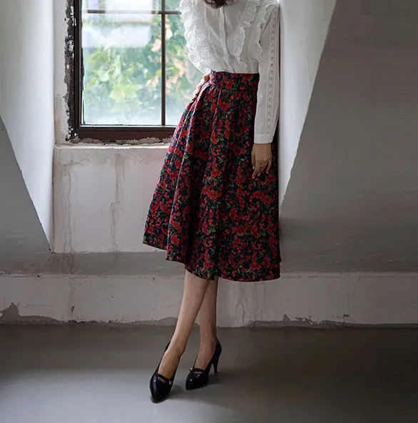 Comfortable Neat Everyday Casual Polyester Skirt