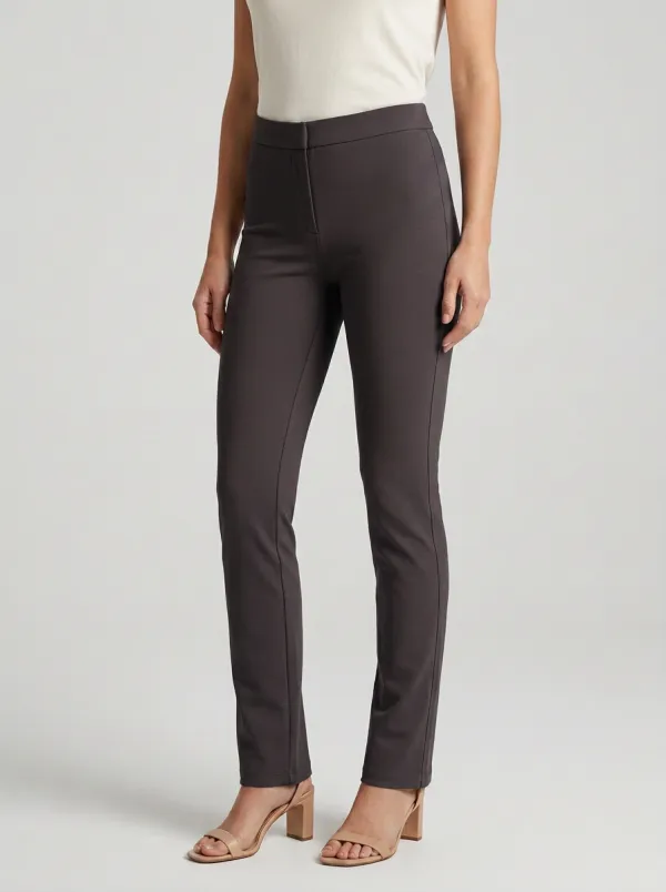 Contemporary Mid-Rise Stretch Women's Stretch Mid-Rise Pants