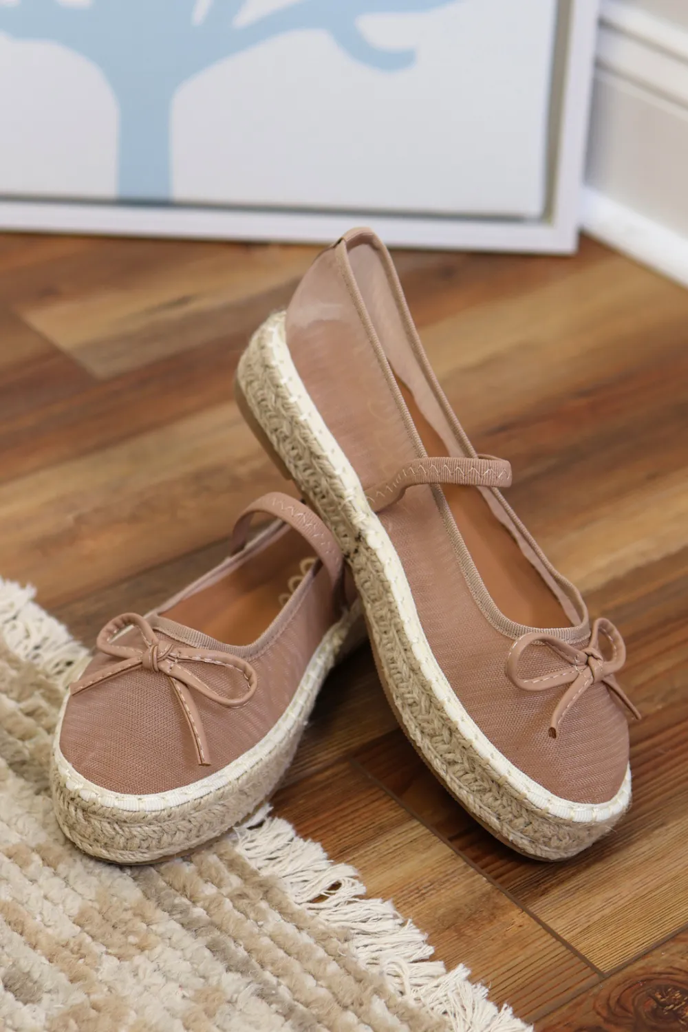 Platform Breathable Ballet Flats