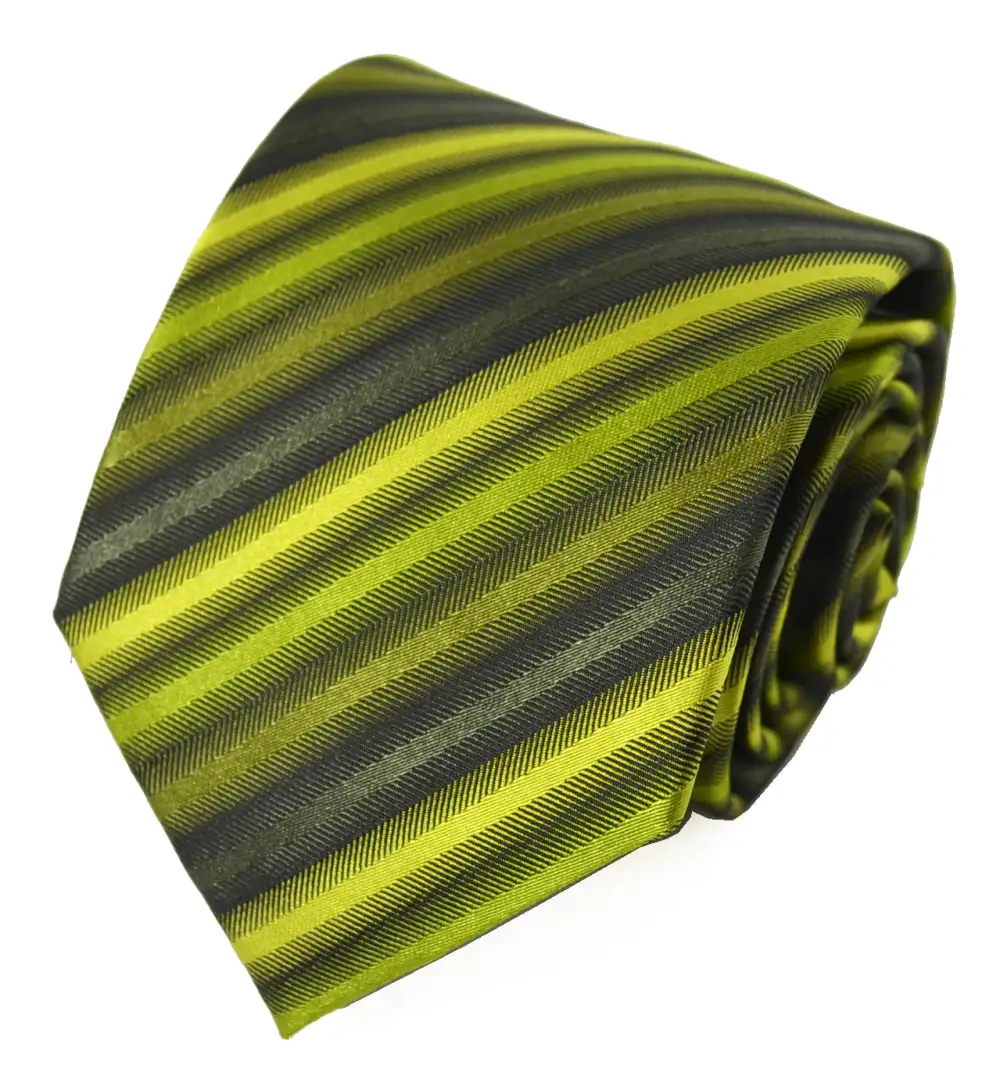 Understated Silk Striped Men's Necktie Accessory Set