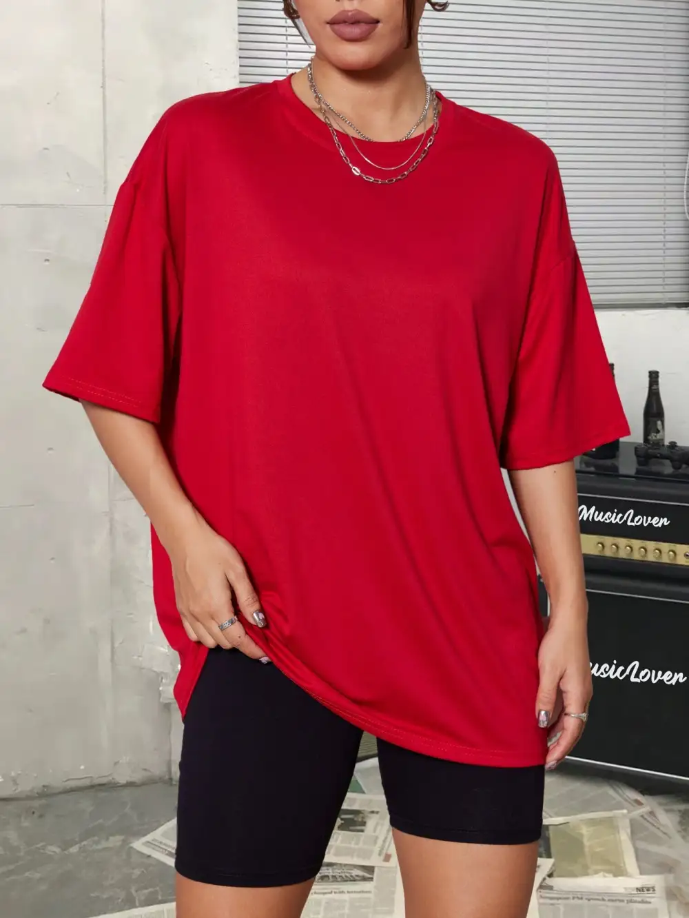 Relaxed Half Sleeve Tee