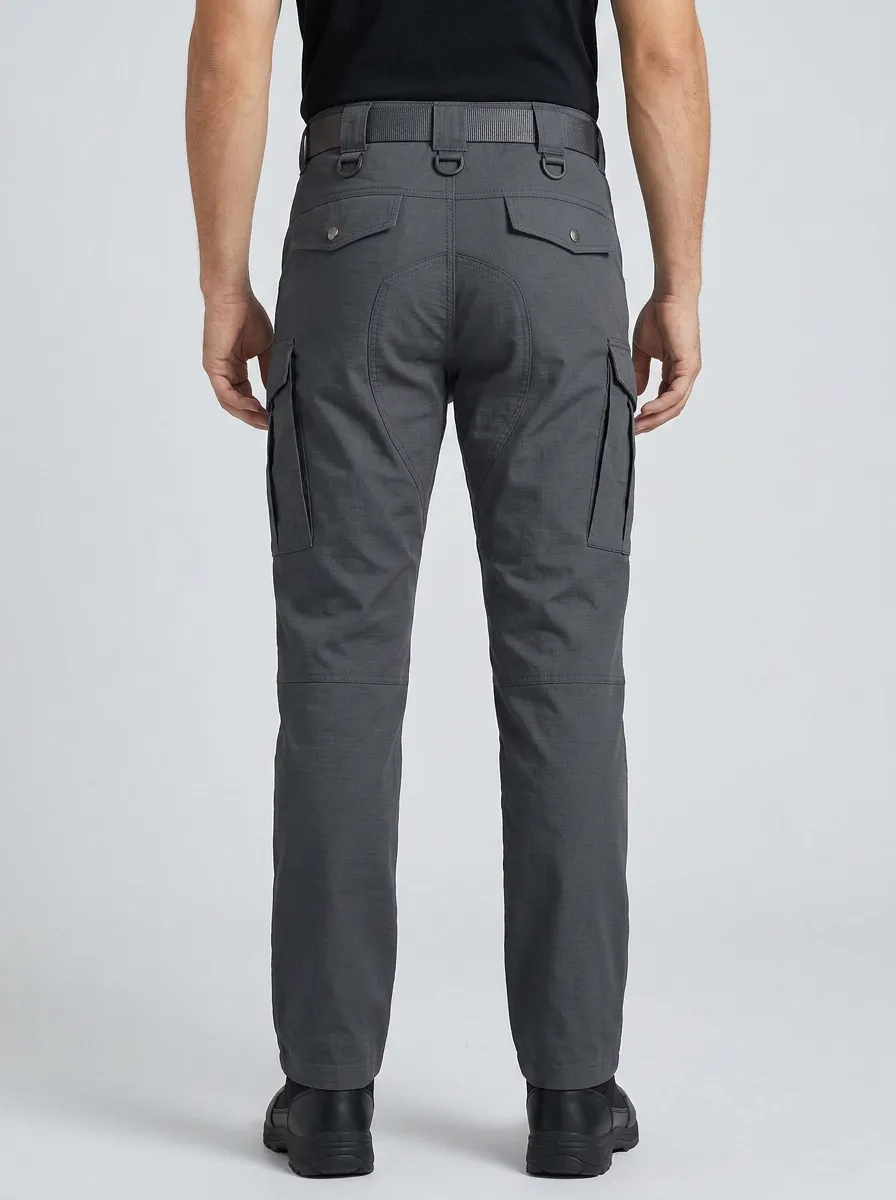 Classic Clean-Line Men's Multi-Pocket Waterproof Tactical Cargo Pants