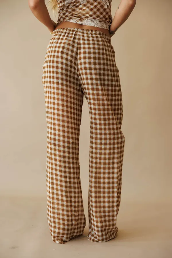 Women's Gingham Pants