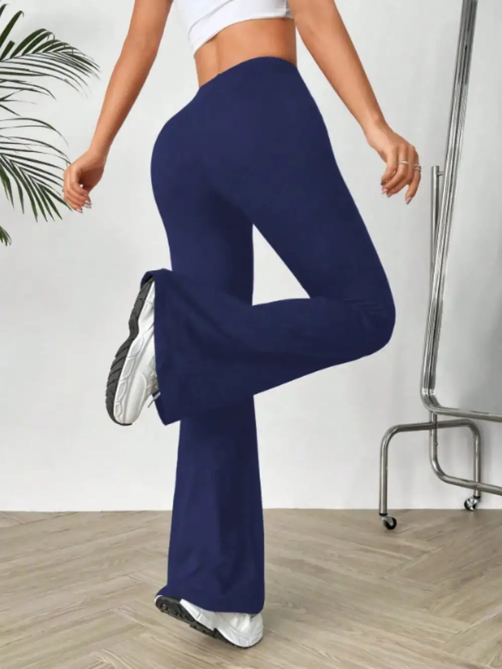 High Waisted Flared Pants