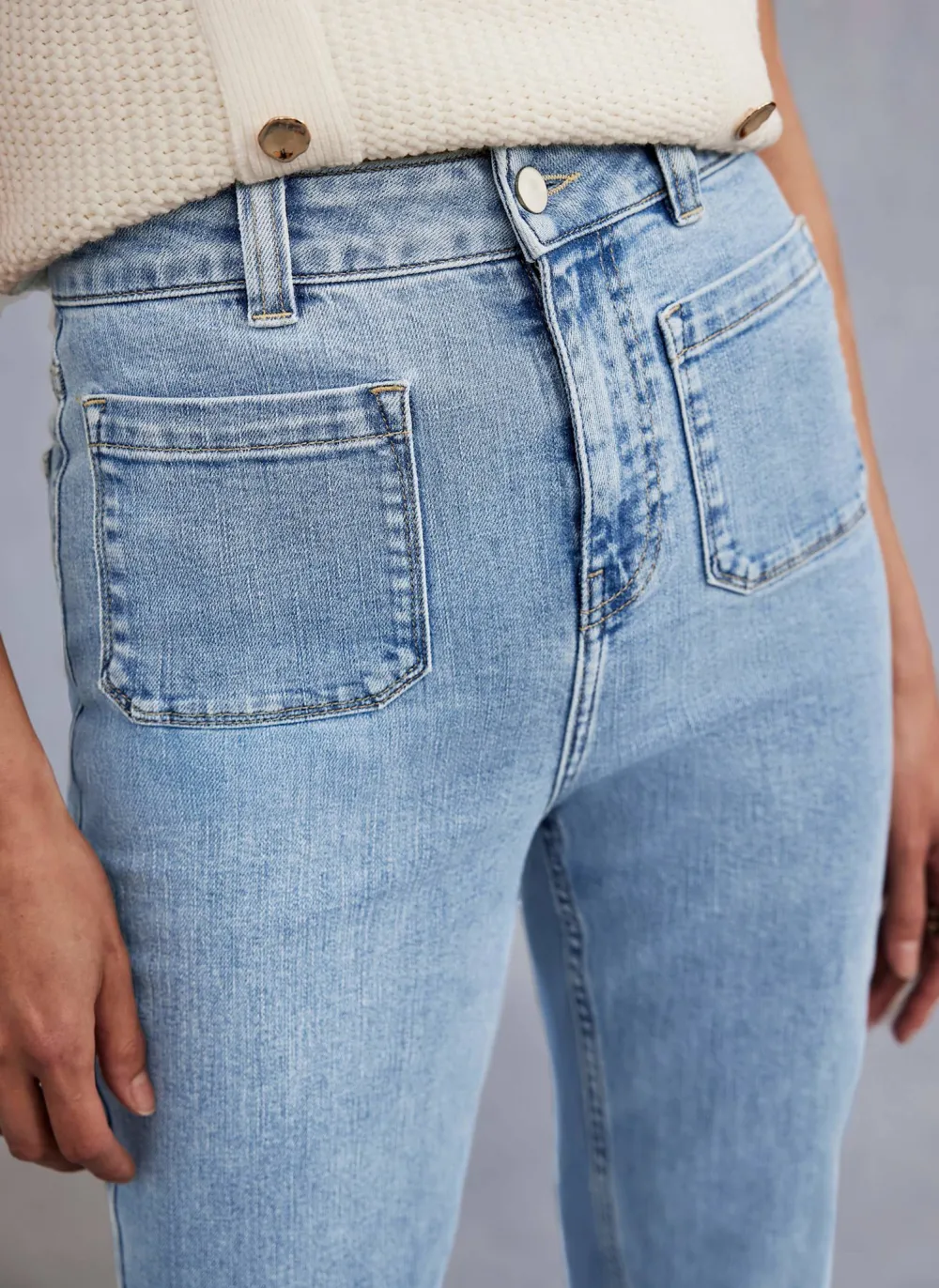 Casual Style Wash Straight Jeans