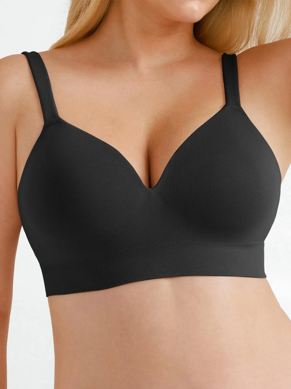 Seamless Wireless Comfort Wide Bra