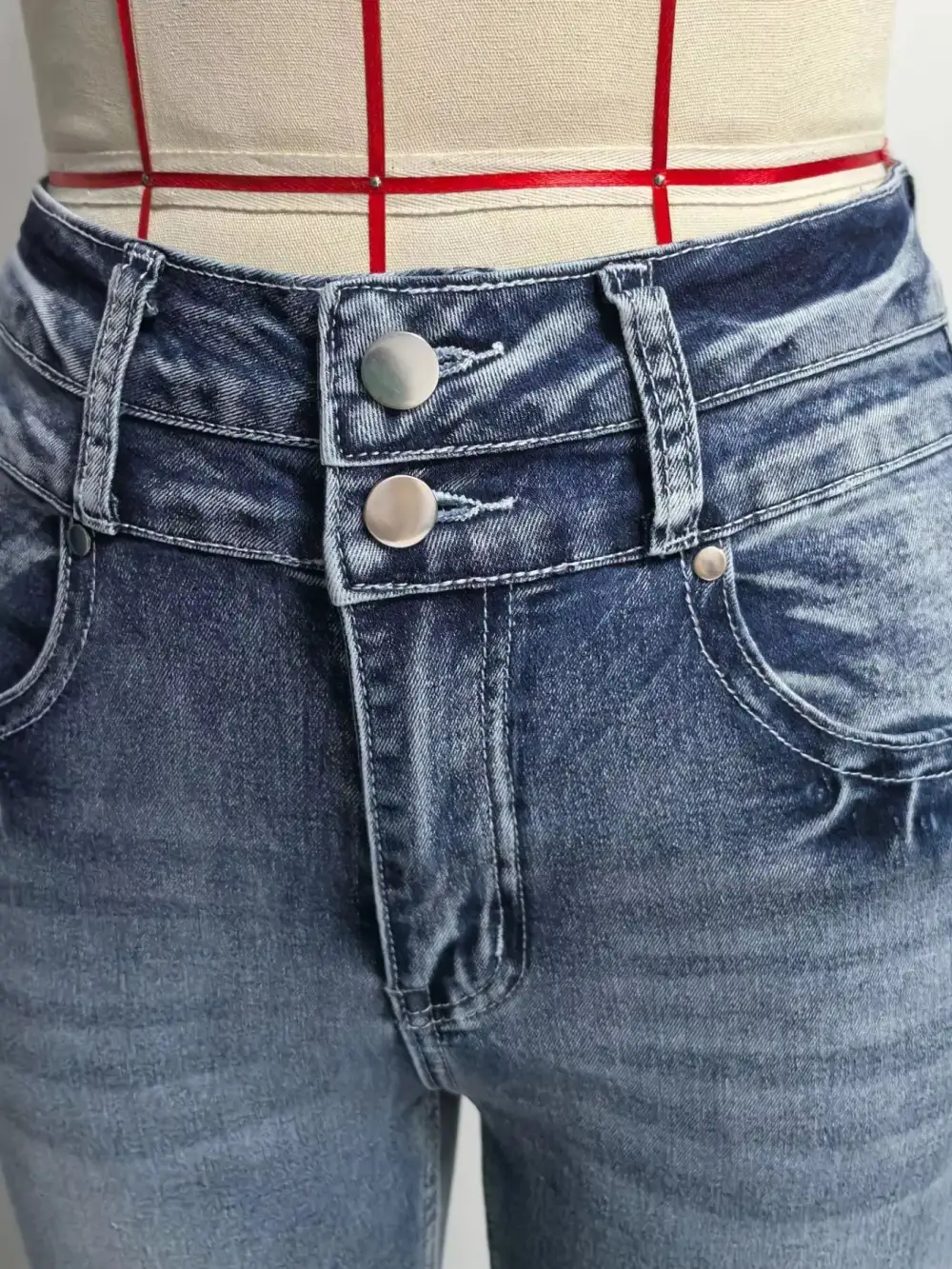 High-Waisted Flare Leg Jeans Pants For Women