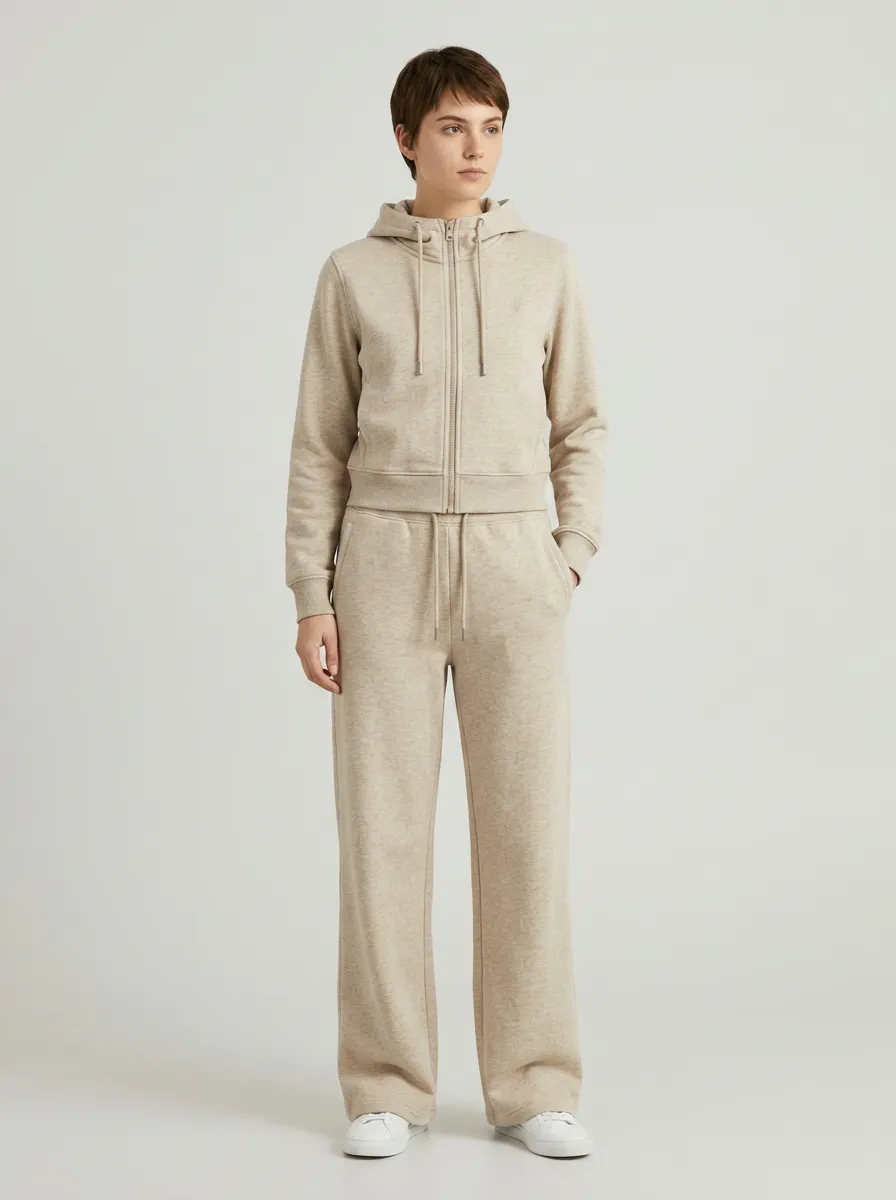 Unisex Street Ready Minimalist Hooded Zip Tracksuit Set