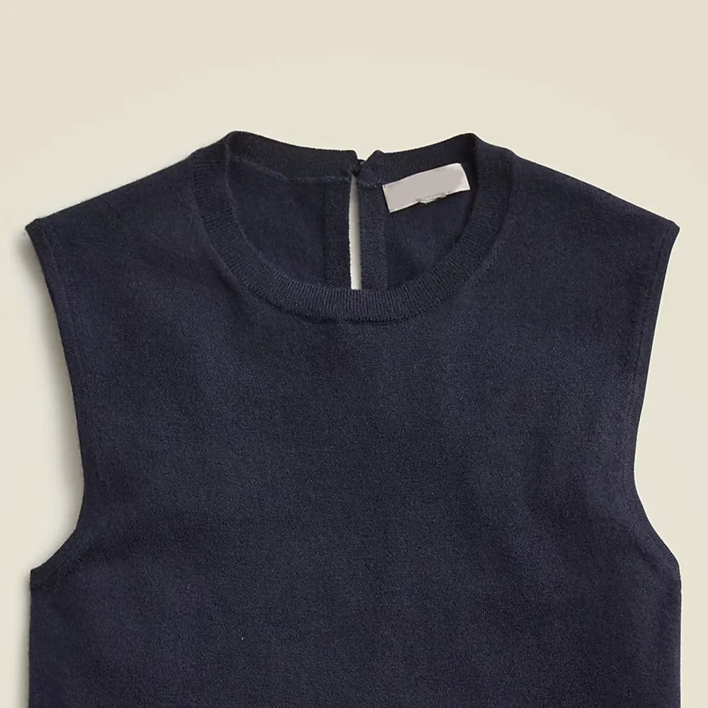 Cashmere-Blend Cropped Tops