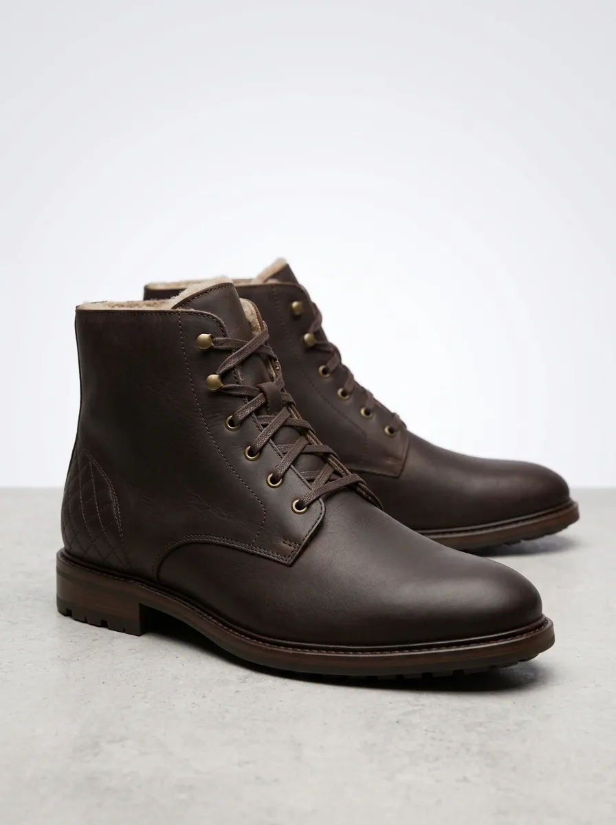 Sport Faux Leather Leather Look Look Unisex Warm Boots