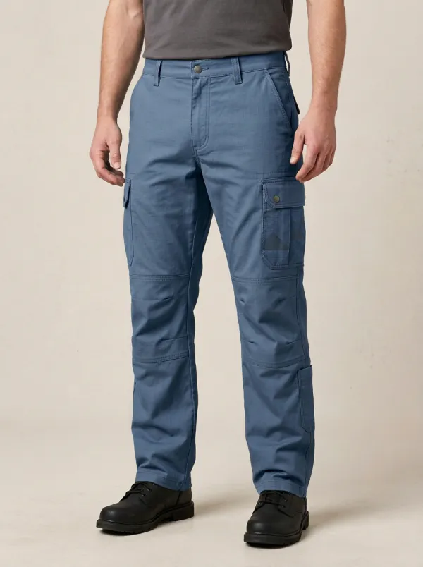 Unisex Geometric Pattern Printed Tactical Work Pants