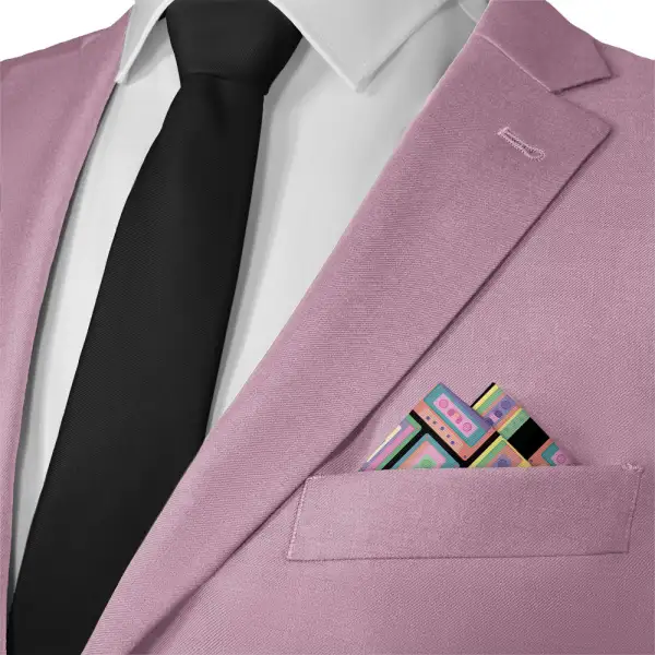 Polished Formal Novelty Hobby Motif Pocket Square
