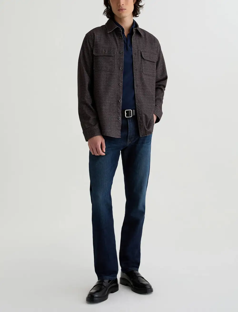 Men's Slim Straight Mid Rise Soft Touch Jeans