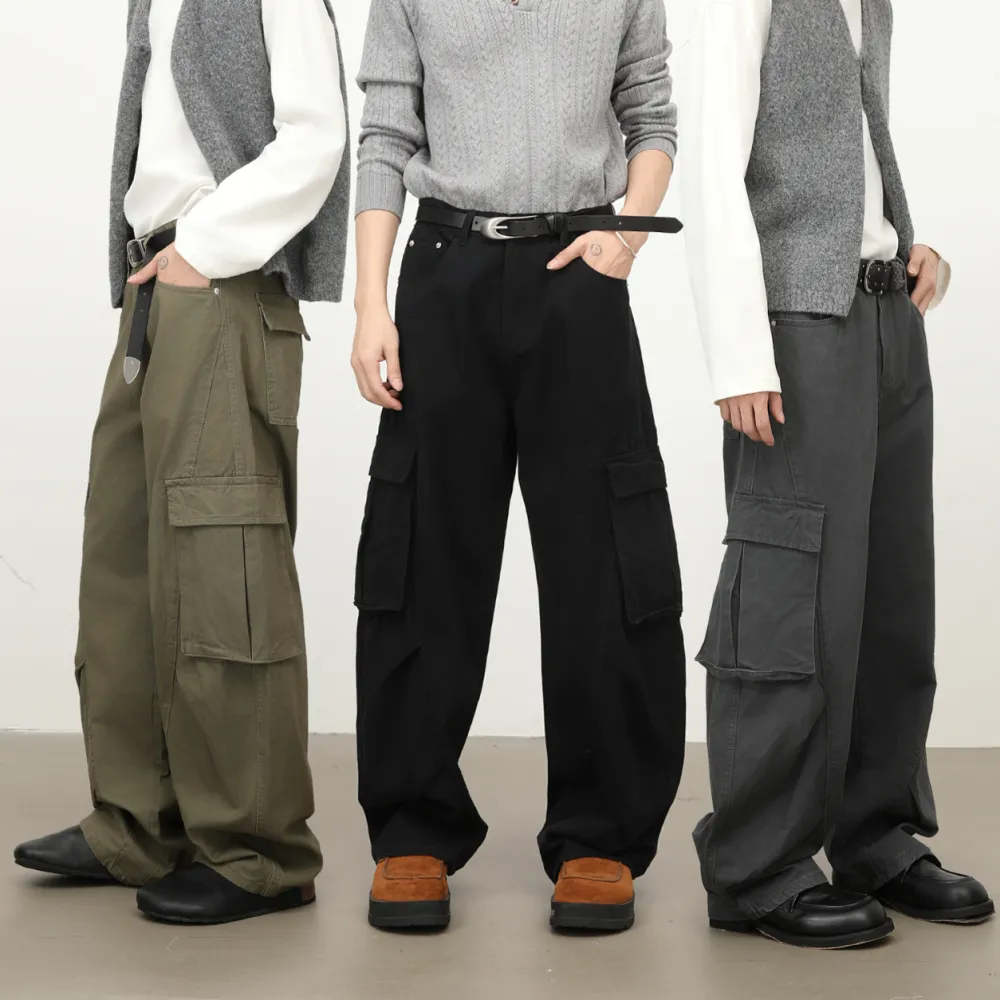 Multi-Pocket Casual Pants