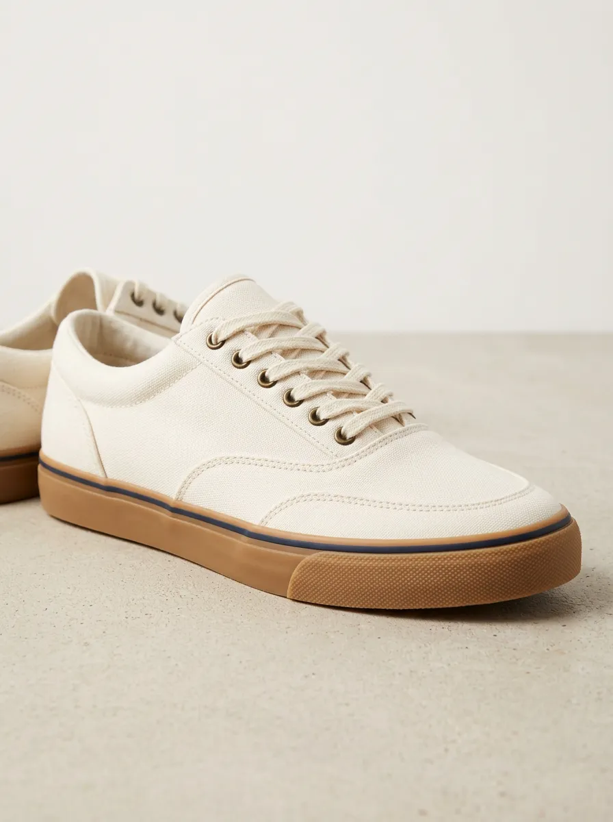 Comfort Gum Sole Minimalist Collection Men's Canvas Shoes
