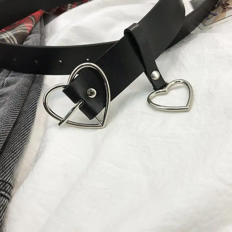 Relaxed Leather Look Accent Belt